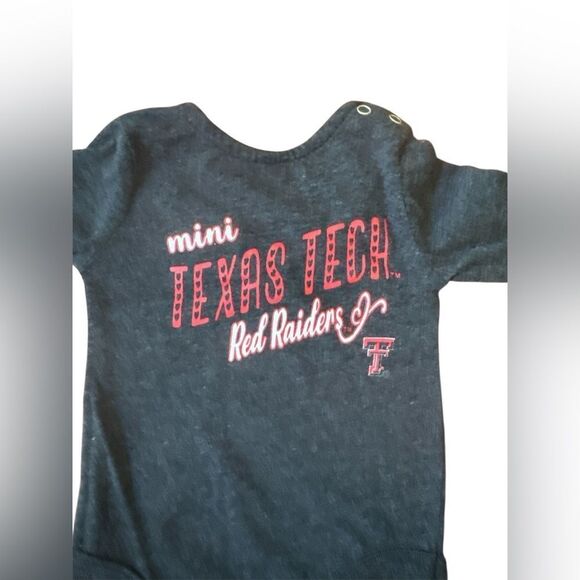 Colosseum Texas Tech Red Raiders Kids Bodysuit - Dark Gray - Picture 4 of 5